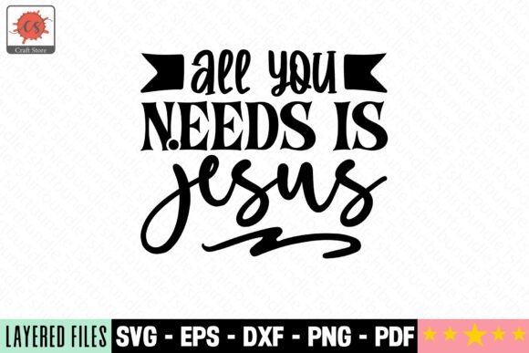 All You Needs is Jesus Craft SVG Review