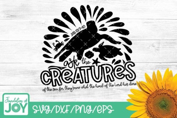 Christian Summer Svg, Sea Life Svg: Playful Graphics for Coastal T-Shirt Designs