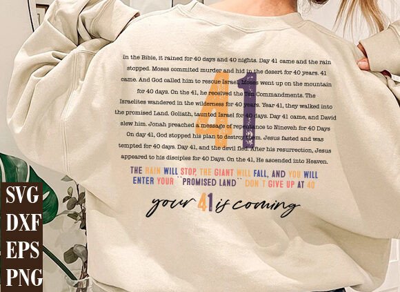 Christian SVG Graphics for T-Shirt Designs: A Publisher’s Review of “Your 41 is Coming”
