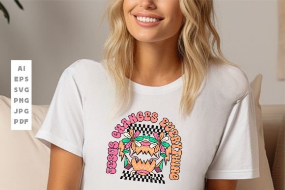 Jesus Changes Everything Easter SVG for T-Shirt Designs & Crafting Graphics